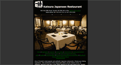 Desktop Screenshot of katsurarestaurant.com